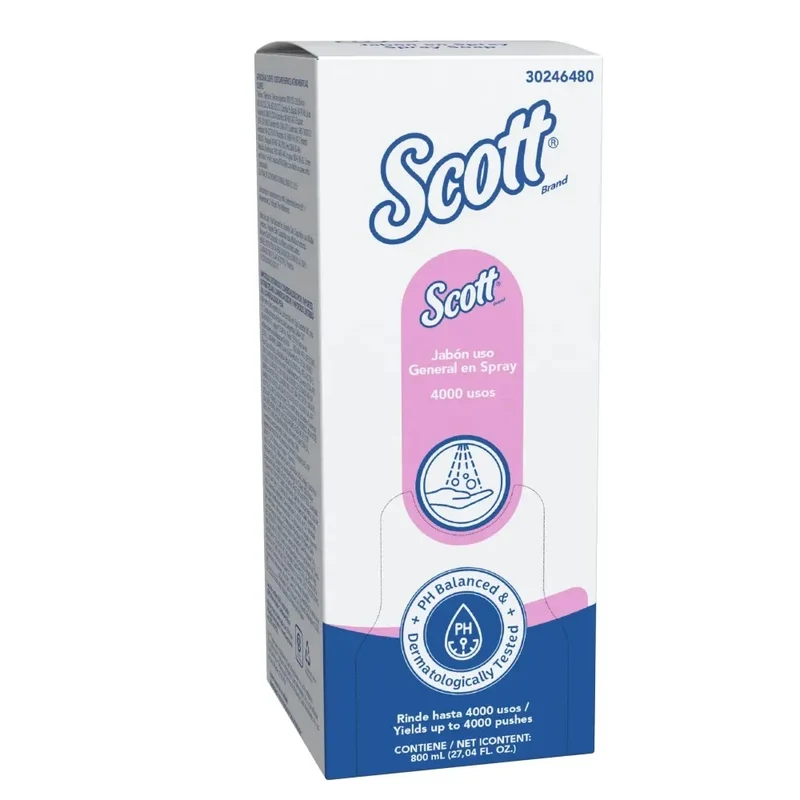 Jabón Spray Scott® Essential 800 ml – Caja 4 Recargas | KC46480