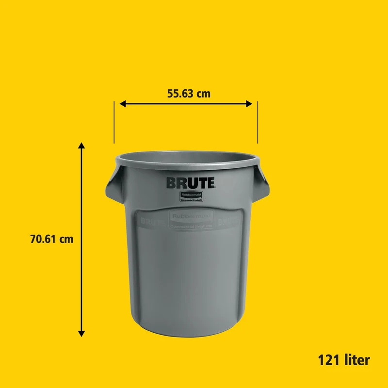 Contenedor BRUTE® 121 L Amarillo Rubbermaid Commercial FG263200YEL