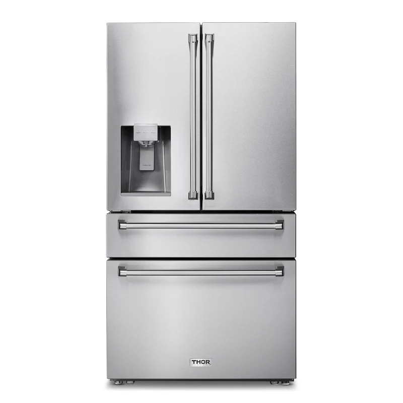 Refrigerador 36" con ice maker y dispensador de agua