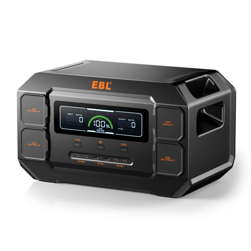 [CA]2200W Portable Power Station, 1126.4Wh Pure Sine Wave Battery Backup for Camping, RVs & Home Emergencies