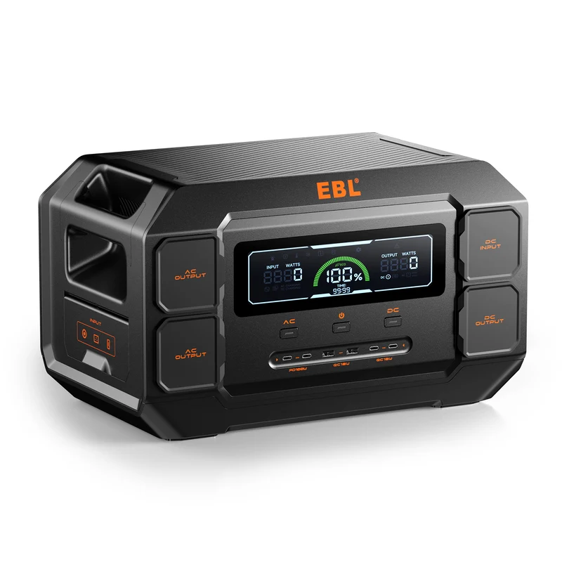 [CA]2200W Portable Power Station, 1126.4Wh Pure Sine Wave Battery Backup for Camping, RVs & Home Emergencies