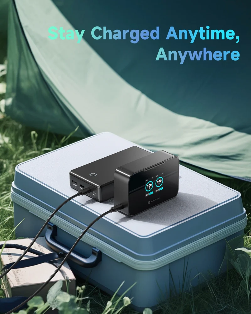 FirstPower 2-Pack LP-E6P Batteries with 20W PD Dual Fast Charger for Canon EOS – Photography & Video Backup