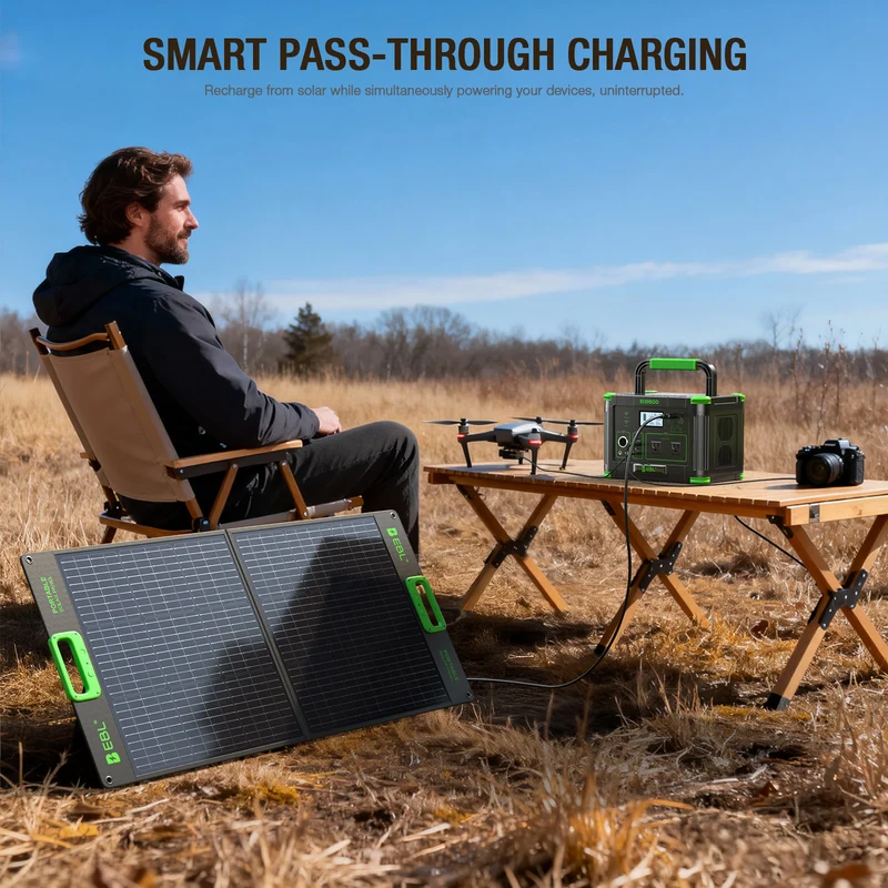 Add to Cart: $199.99 | EBL 500W Portable Power Station – 519Wh, Pure Sine Wave AC, 10-Device Output for Camping & Home Backup