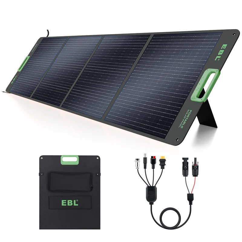EBL Portable Power Station 300W, 230.88Wh Lithium-Ion Battery Generator with 60W USB-C PD, 110V AC Outlet for Camping, Van Life, Road Trips, RV & Emergency Backup