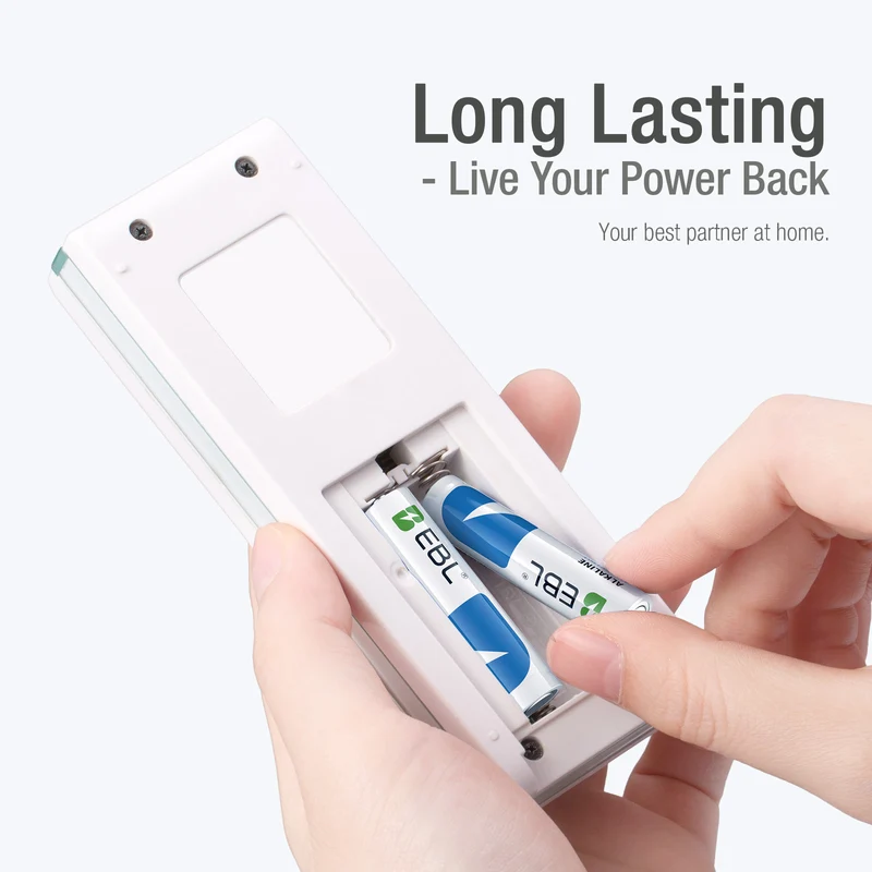EBL AAA Alkaline Batteries, 1.5V Non-Rechargeable Triple A Batteries