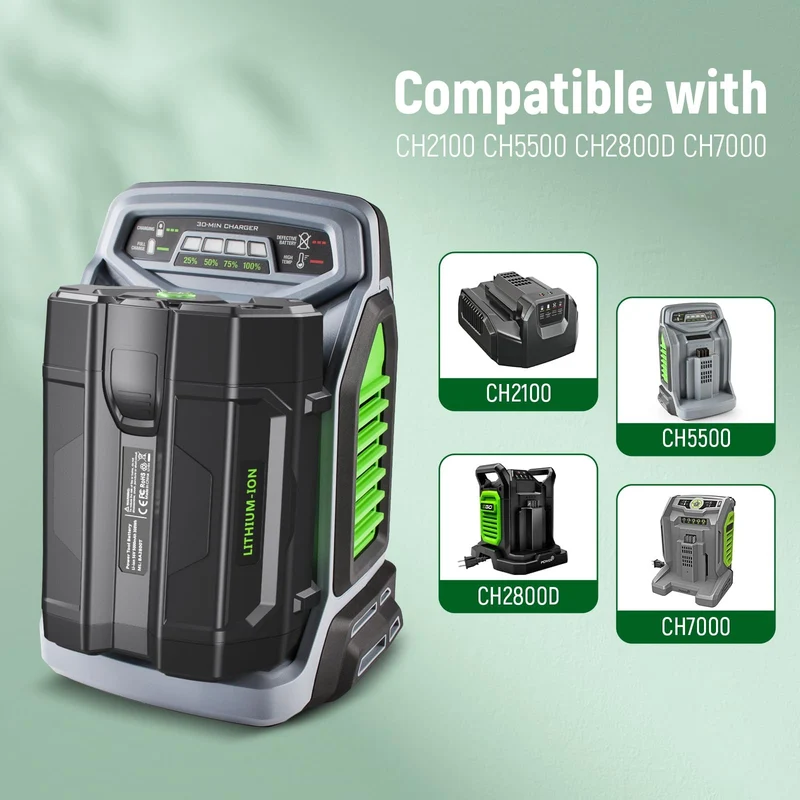 5.5Ah 56V Battery Replacement for EGO Power+ Cordless Tools