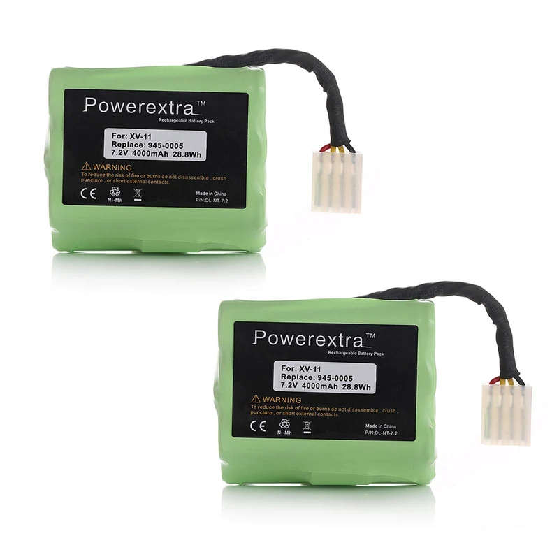 2-Pack 4000mAh Battery for Neato XV Series Robotic Vacuum