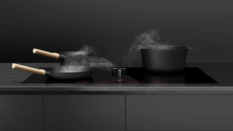 Parrilla de Inducción 36" 4 zonas con Campana Nikola Tesla Flux