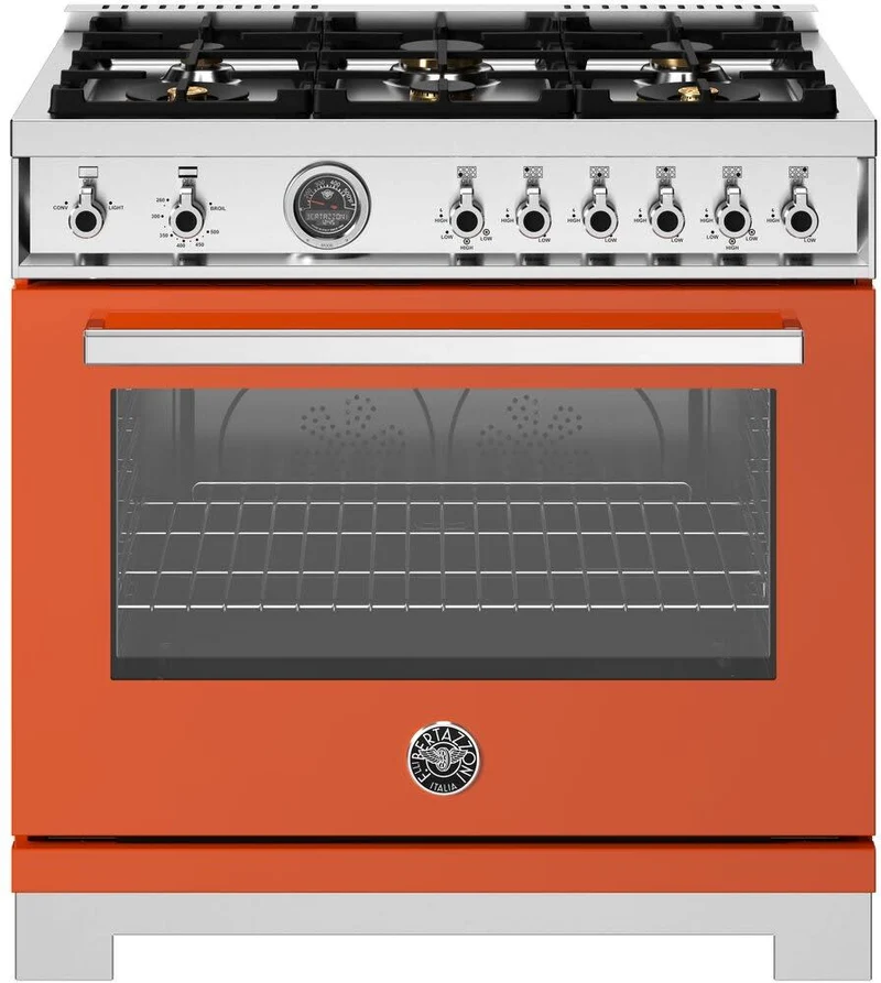Horno de gas 36" Professional series 6 burners