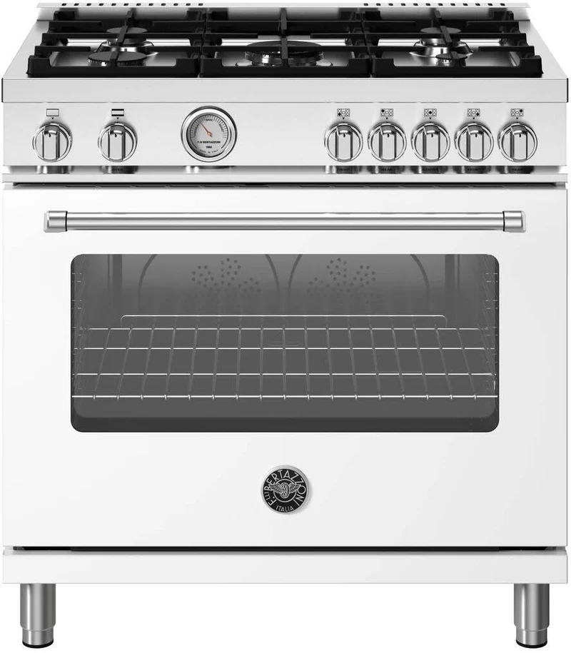 Estufa de gas 36" Master series 5 Burners Nero