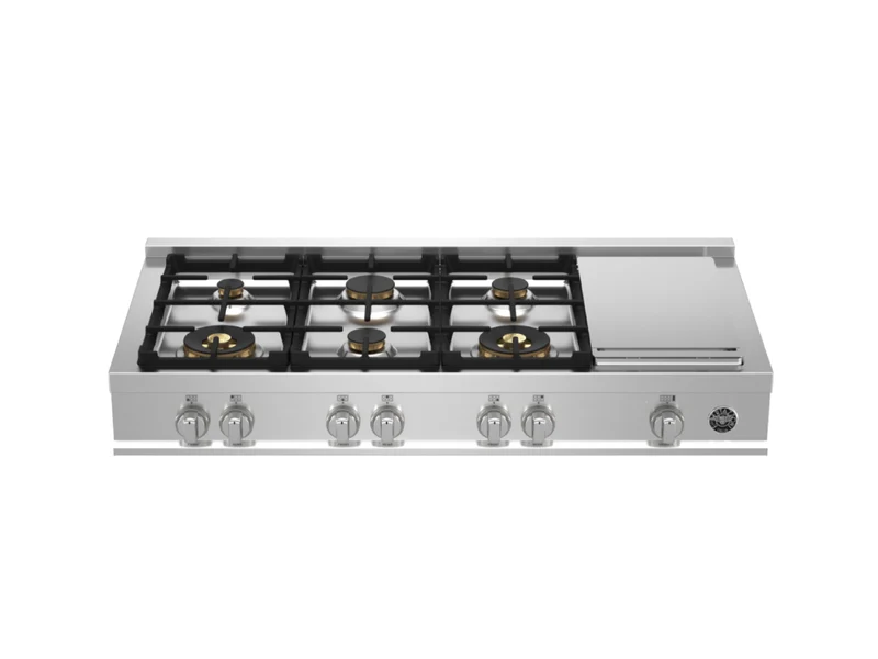 Parrilla de gas 48" Master con griddle 6 zonas