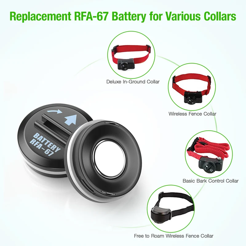EBL RFA-67 6 Volt Pet Collar Replacement Batteries