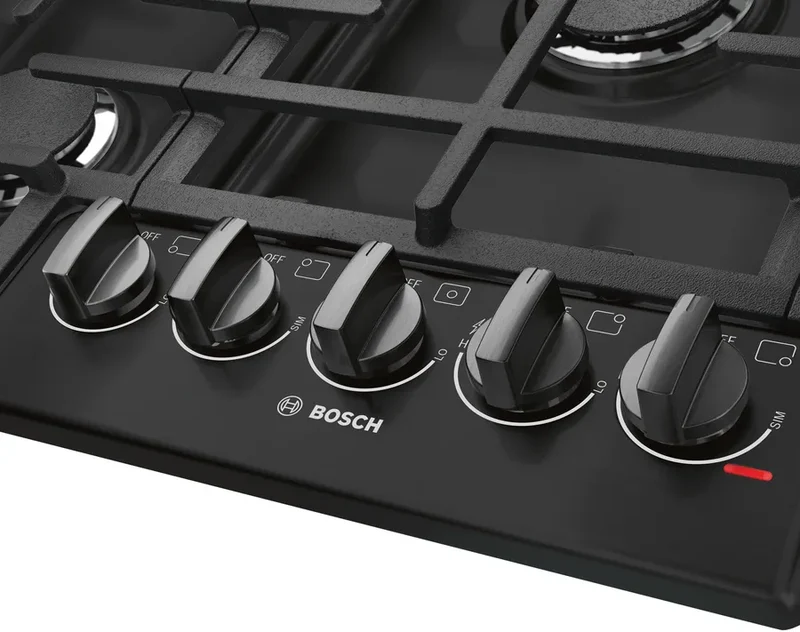 Parrilla de gas natural 36" Serie 800 Negro