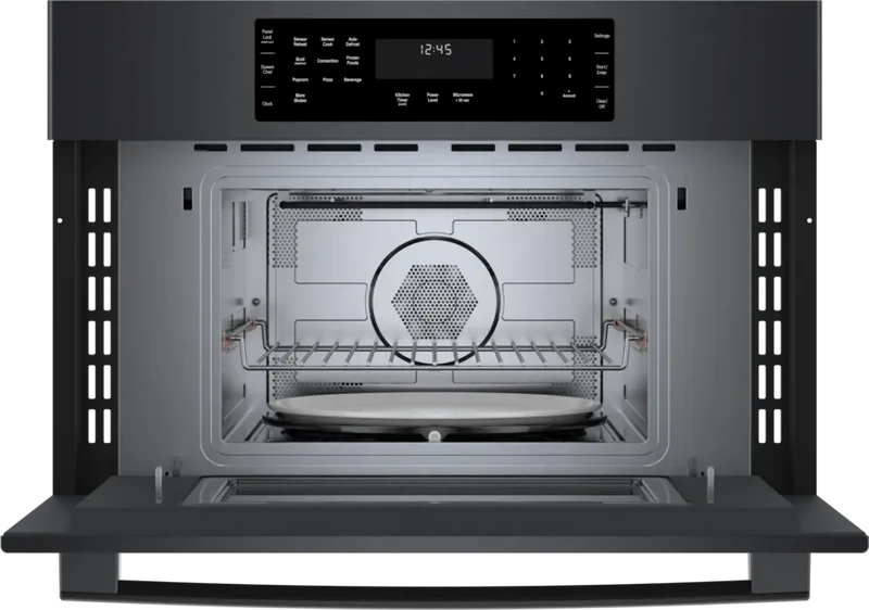 Microondas combinado 30" Serie 800 INOX negro