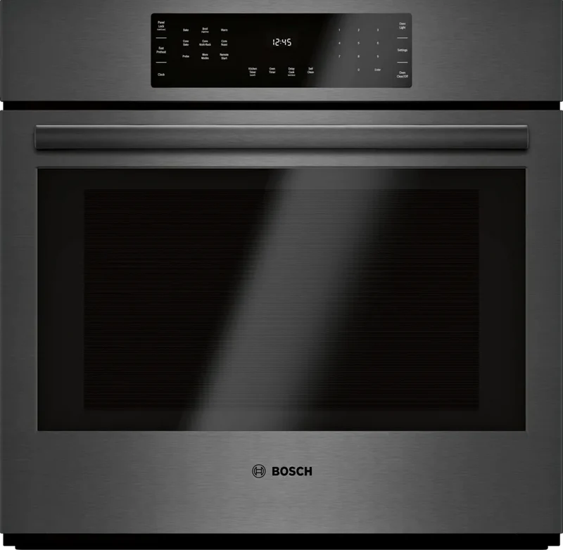 Horno eléctrico 30" Serie 800 INOX negro