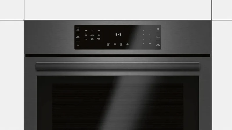 Horno eléctrico 30" Serie 800 INOX negro