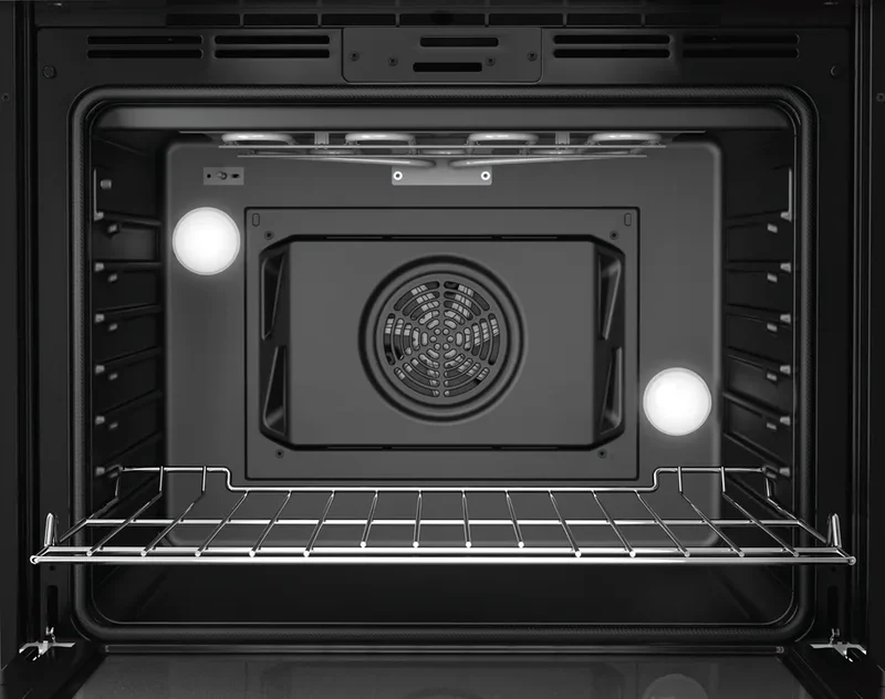 Horno eléctrico 30" Serie 800 INOX negro