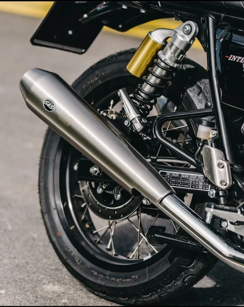 Par de silenciadores S&S Royal Enfield Interceptor / continental GT 650