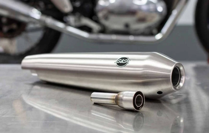 Par de silenciadores S&S Royal Enfield Interceptor / continental GT 650
