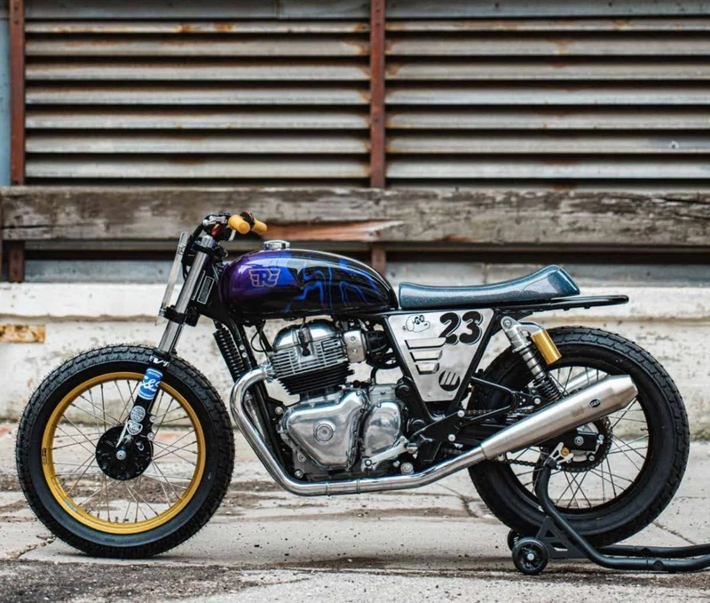 Par de silenciadores S&S Royal Enfield Interceptor / continental GT 650