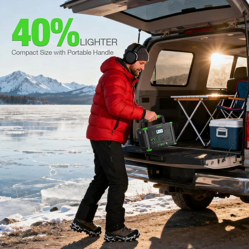 🔥 Big Sale🔥 Add to Cart Now $299.99 | EBL 1000W Portable Power Station Solar Generator, 999Wh Fast Charging Backup Battery with 10W Wireless Charging & Multiple Ports for Camping, Home Backup, RV & Off-Grid Power