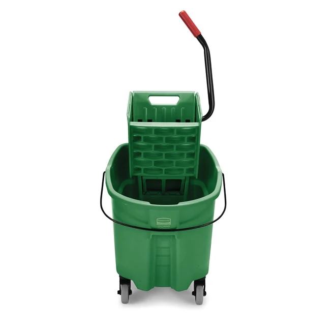 Carro Balde Escurridor 33 L WaveBrake® VERDE RUBBERMAID