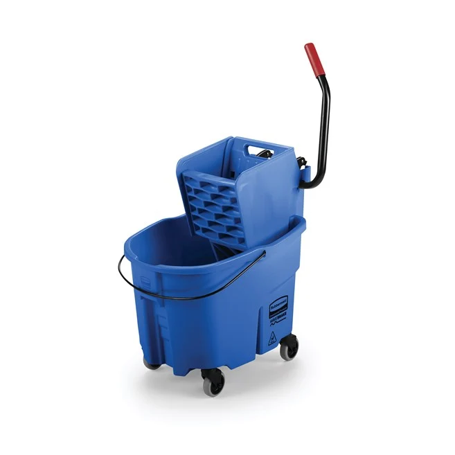 Carro Balde Escurridor 33 L WaveBrake® AZUL RUBBERMAID