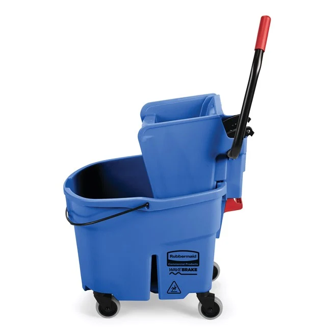 Carro Balde Escurridor 33 L WaveBrake® AZUL RUBBERMAID