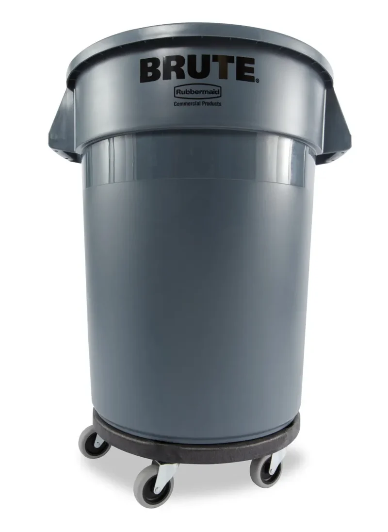 PLATAFORMA CON RUEDAS DOLLY Brute Negro 121 L Rubbermaid