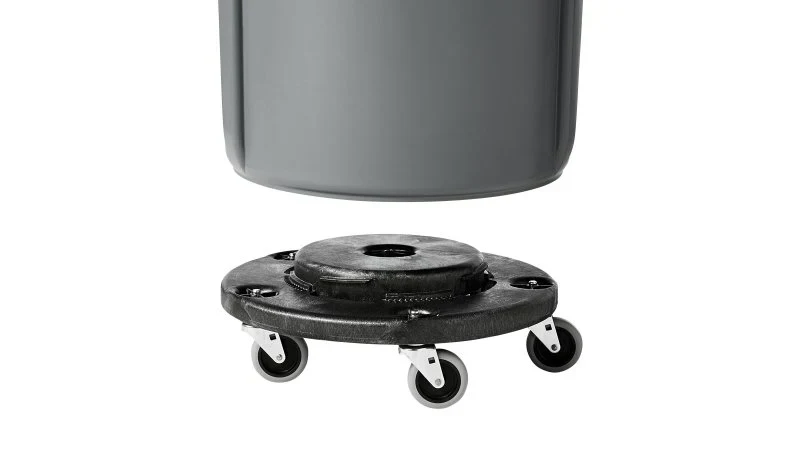 PLATAFORMA CON RUEDAS DOLLY Brute Negro 121 L Rubbermaid