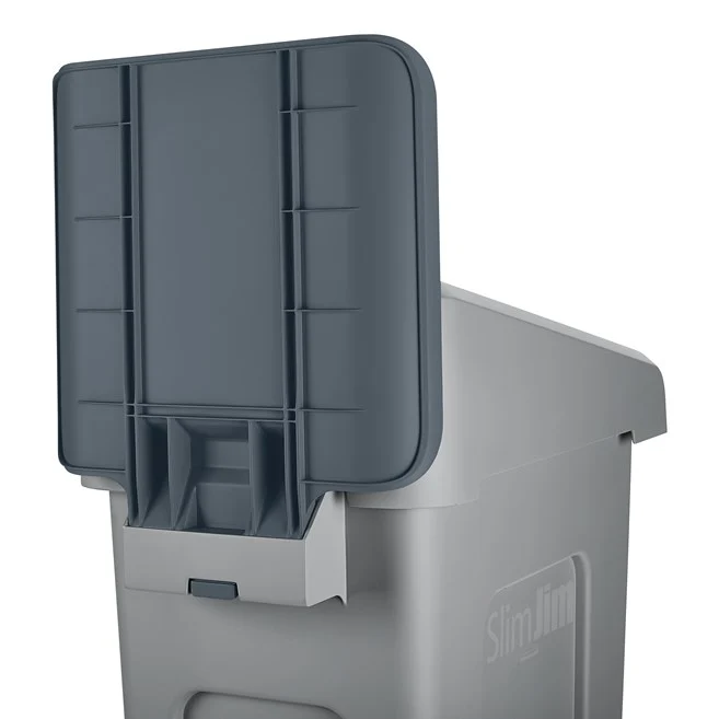 LETRERO GRIS ESTACION DE RECICLAJE KIT SLIM JIM® Rubbermaid - (1 unidad)