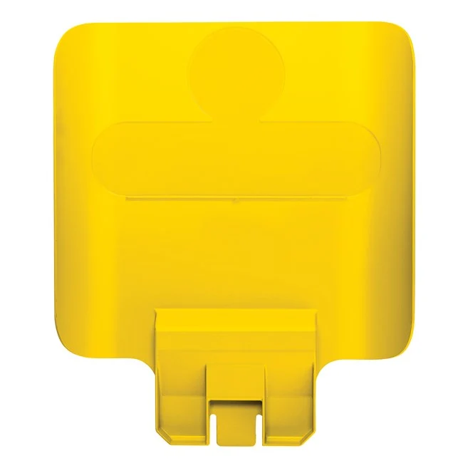 LETRERO AMARILLO ESTACION DE RECICLAJE KIT SLIM JIM® Rubbermaid - (1 unidad)