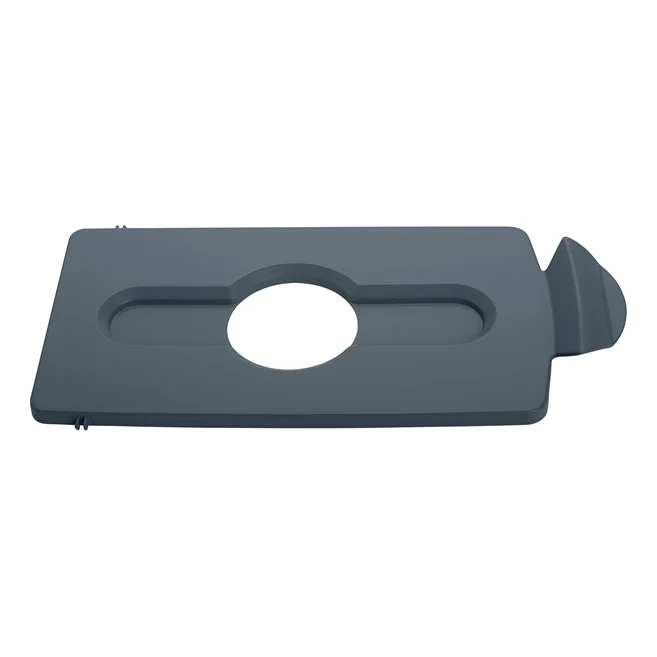 TAPA PARA ESTACIÓN DE RECICLAJE BOTELLAS GRIS SLIM JIM® Rubbermaid - (1 unidad)
