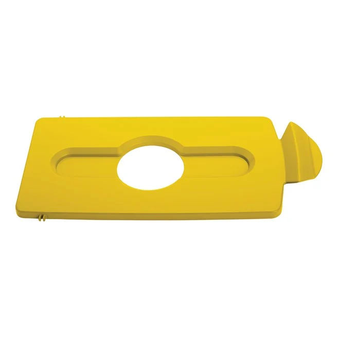 TAPA PARA ESTACIÓN DE RECICLAJE AMARILLA SLIM JIM® CERRADA - (1 unidad)