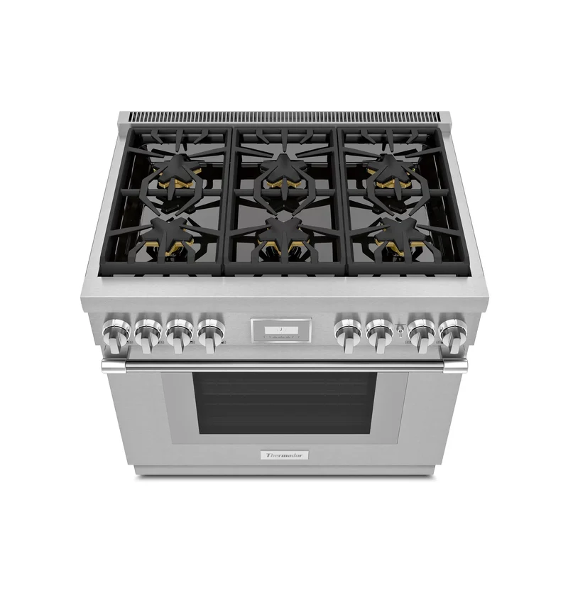 Estufa 36" Pro Harmony® 6 zonas INOX