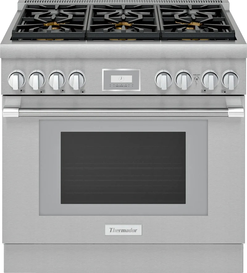 Estufa 36" Pro Harmony® 6 zonas INOX