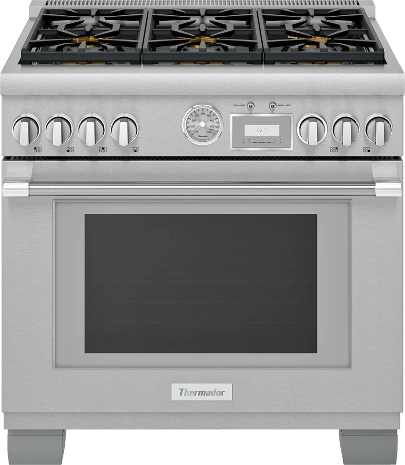 Estufa 36" Pro Grand® 6 zonas INOX