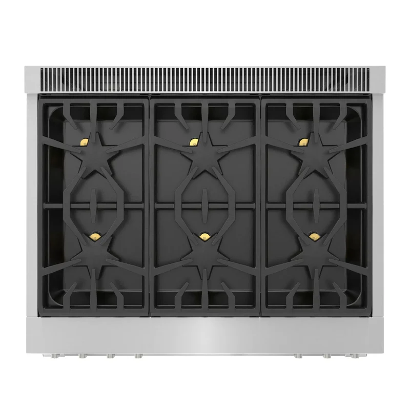 Estufa 36" Pro Grand® 6 zonas INOX