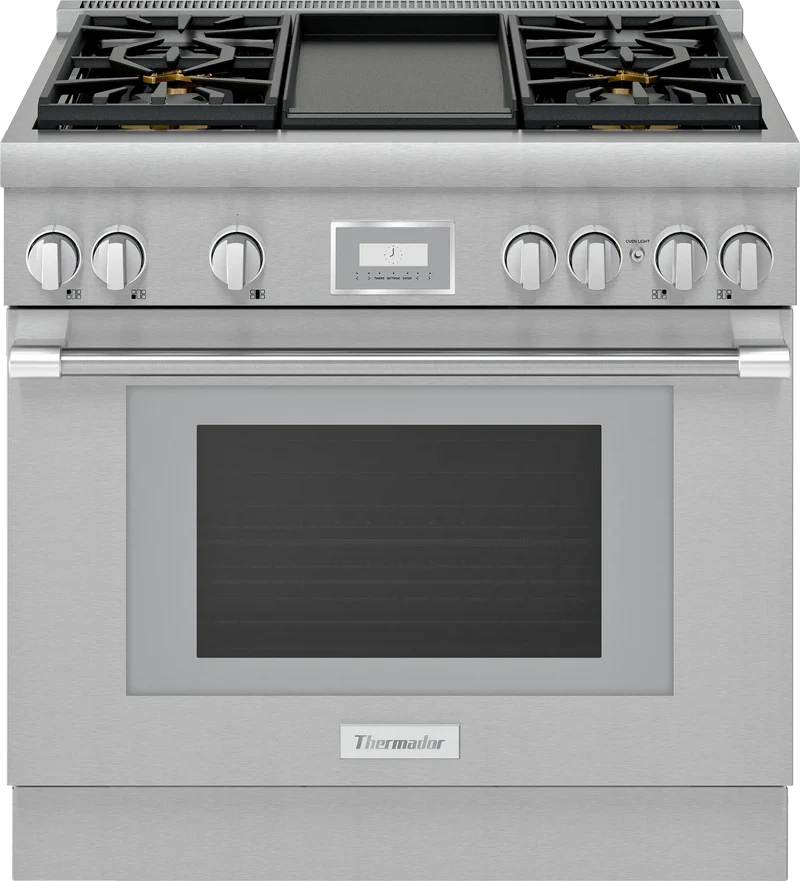 Estufa 36" Pro Harmony® 4 zonas INOX