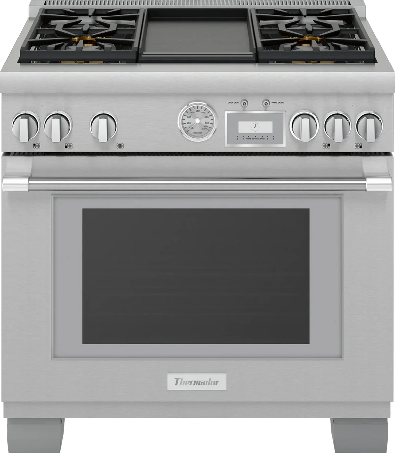 Estufa 36" Pro Grand® 4 zonas INOX