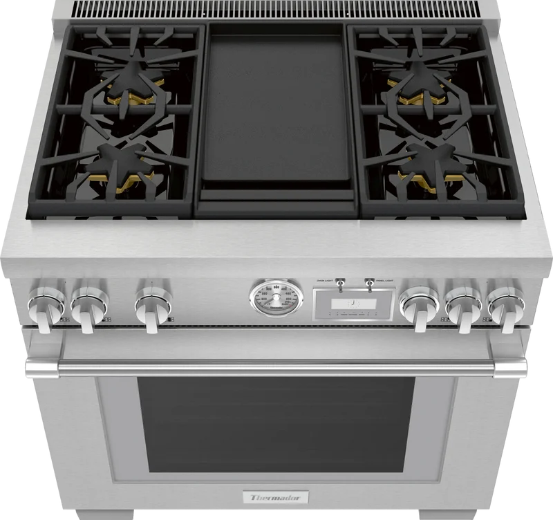 Estufa 36" Pro Grand® 4 zonas INOX
