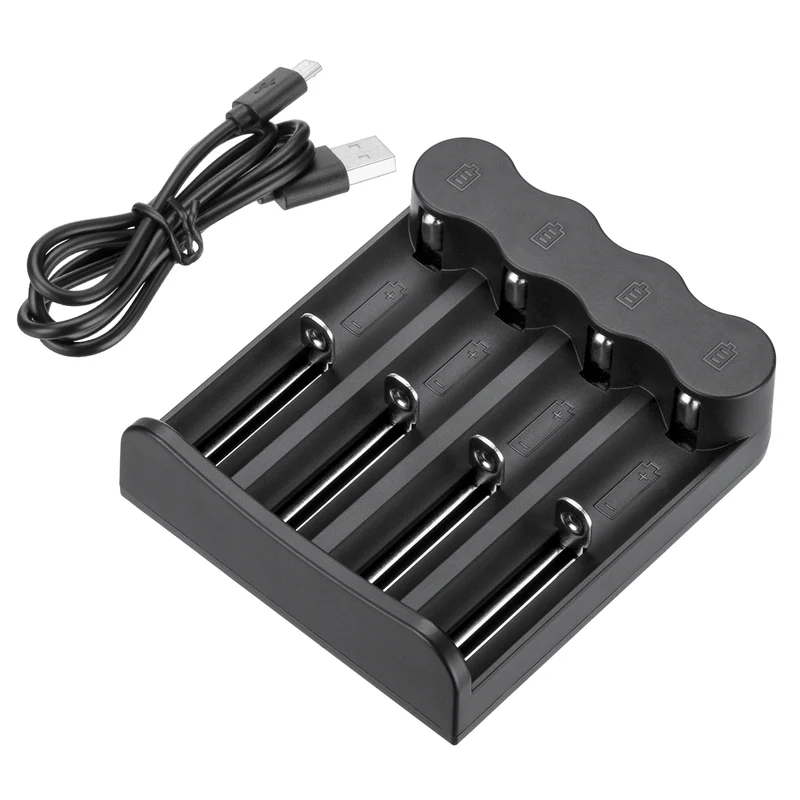 【UK】Li-ion Battery Charger for 10440 14500 16340 26650 Rechargeable Battery