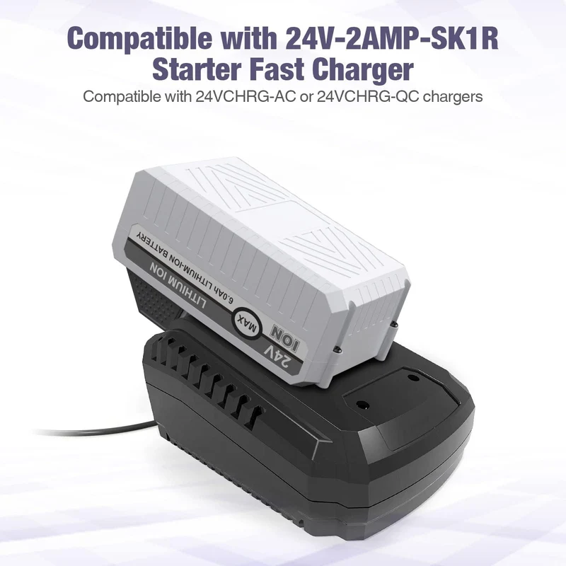 Replacement Lithium-ion Battery for Snow Joe+Sun Joe