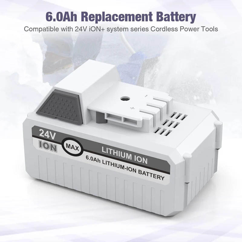 Replacement Lithium-ion Battery for Snow Joe+Sun Joe