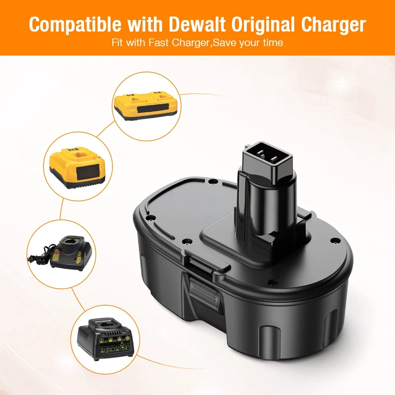 4500mAh 18V Replacement Battery for Dewalt