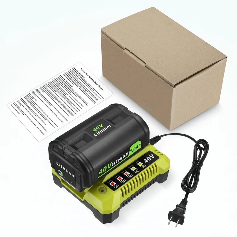 Replacement Battery 40V 7.0Ah for Ryobi with OP401 Charger