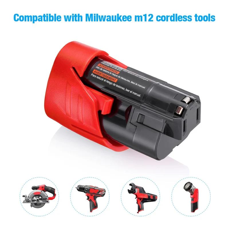 2 Pack Lithium-ion Replacement Battery for Milwaukee