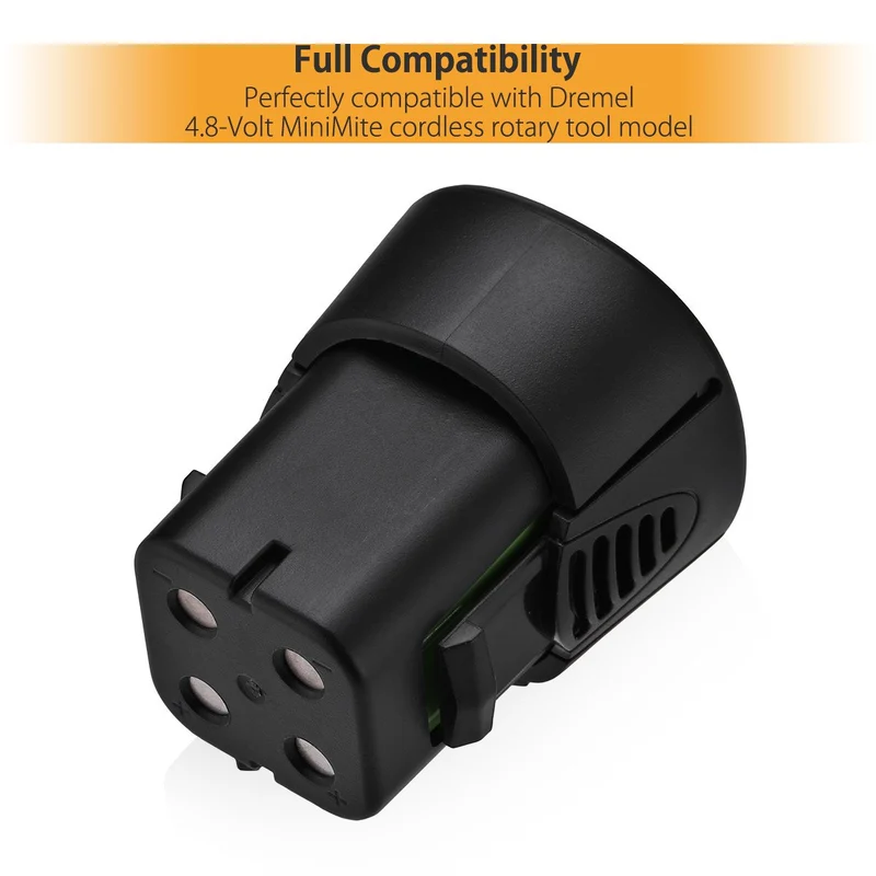 2 Pack 4.8V 3000mAh Battery for Dremel 755-01 7300 Rotary Tool