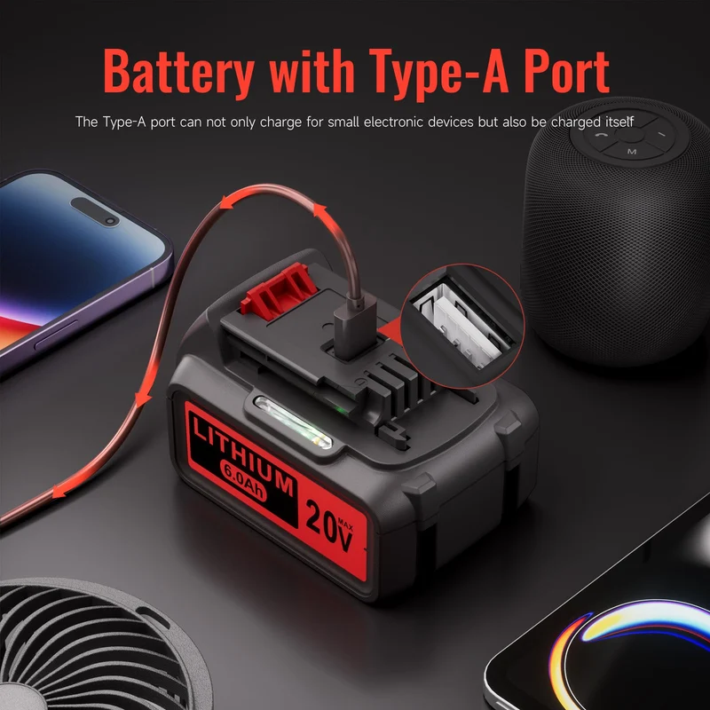 LBXR20 20V 6.0Ah Replacement Battery