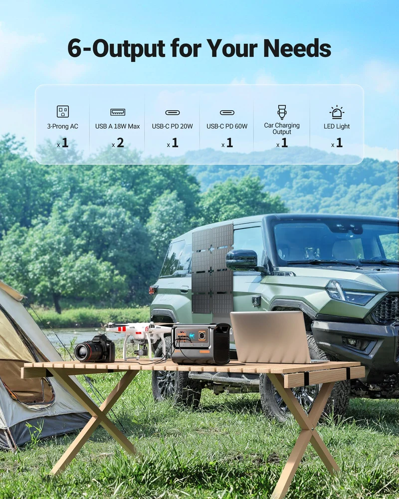 【💥Clearance Sale】EBL Booster 300W Portable Power Station with 40W Solar Panel